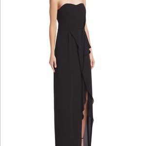 Halston Heritage Black strapless Strapless dress